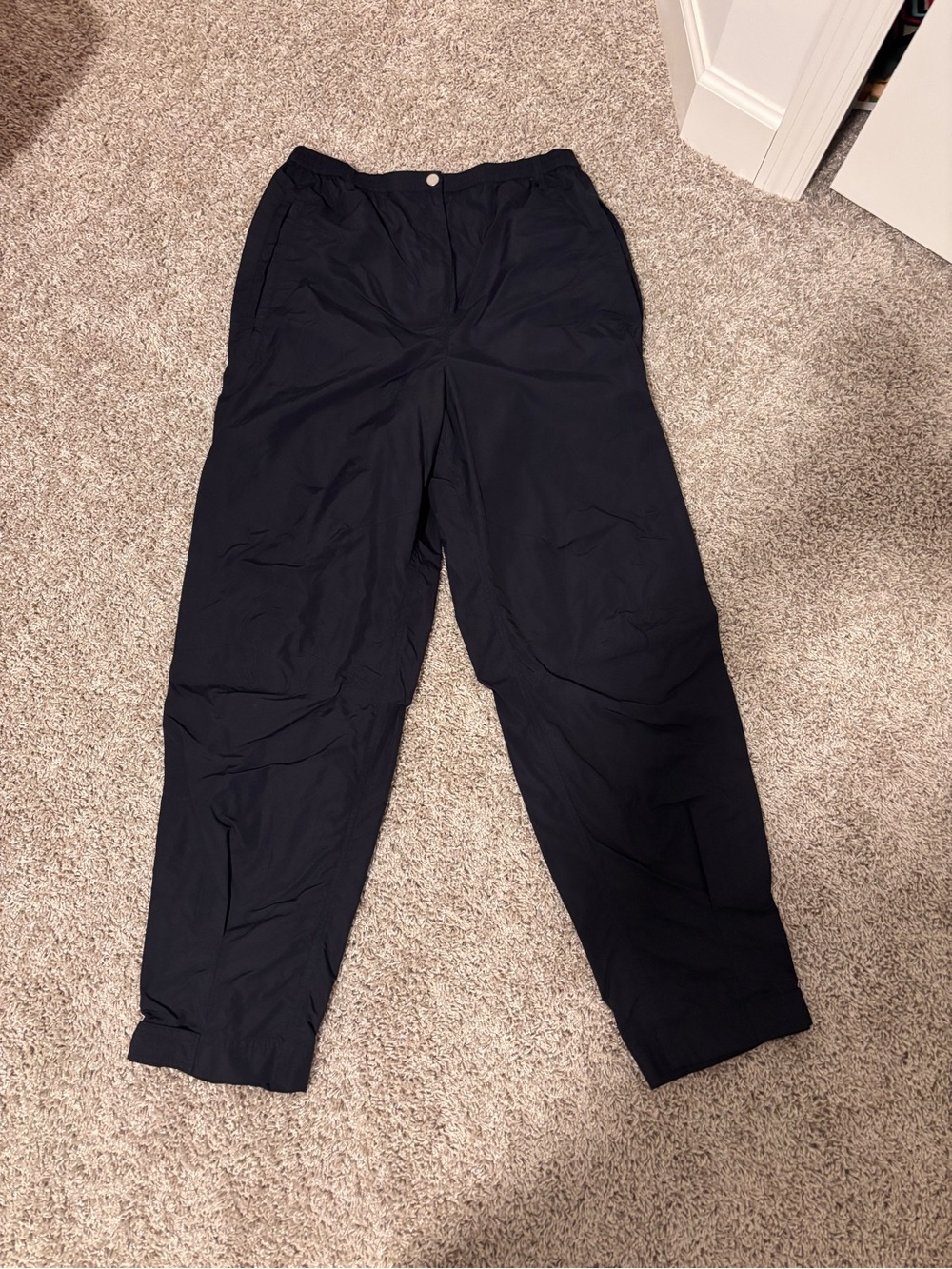 Proenza Schouler Black Relaxed Tapered Trousers
